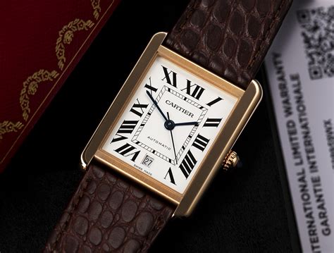 cartier tank solo watch gold|cartier tank solo discontinued.